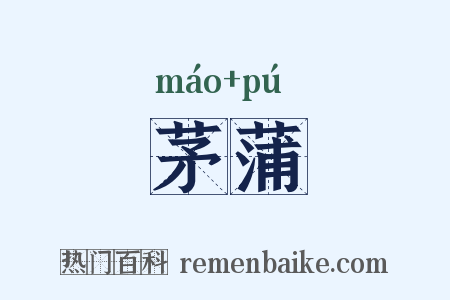 茅蒲是什么意思的图片